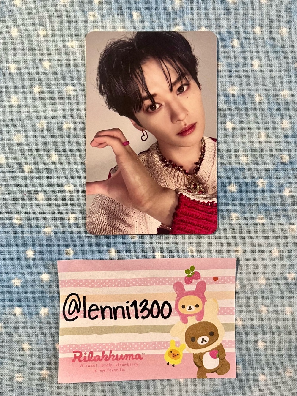 [LEE KNOW] [HEART VER.] Stray Kids MINI ALBUM-MAXIDENT-Offical Kpop Photocard